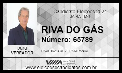 Candidato RIVA DO GÁS 2024 - JAÍBA - Eleições