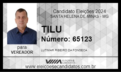 Candidato TILU 2024 - SANTA HELENA DE MINAS - Eleições