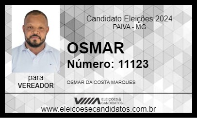 Candidato OSMAR 2024 - PAIVA - Eleições