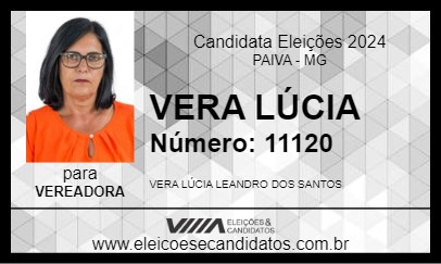 Candidato VERA LÚCIA 2024 - PAIVA - Eleições