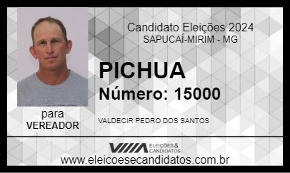 Candidato PICHUA 2024 - SAPUCAÍ-MIRIM - Eleições