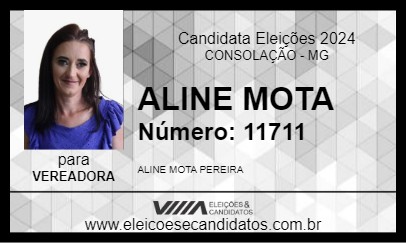 Candidato ALINE MOTA 2024 - CONSOLAÇÃO - Eleições