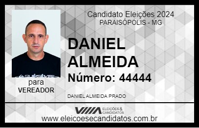 Candidato DANIEL ALMEIDA 2024 - PARAISÓPOLIS - Eleições