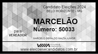 Candidato MARCELÃO 2024 - BELO HORIZONTE - Eleições