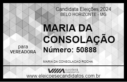 Candidato MARIA DA CONSOLAÇÃO 2024 - BELO HORIZONTE - Eleições