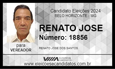 Candidato RENATO JOSE 2024 - BELO HORIZONTE - Eleições