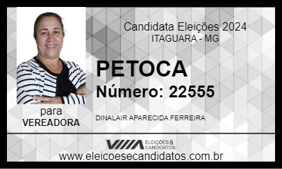 Candidato PETOCA 2024 - ITAGUARA - Eleições