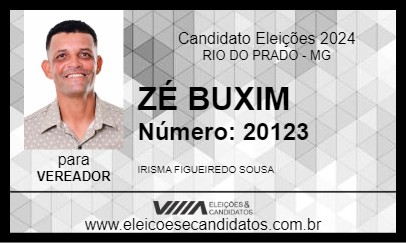 Candidato ZÉ BUXIM 2024 - RIO DO PRADO - Eleições