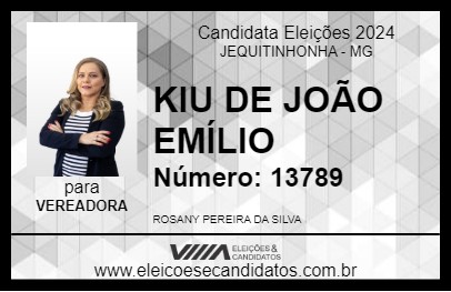 Candidato KIU DE JOÃO EMÍLIO 2024 - JEQUITINHONHA - Eleições