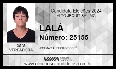 Candidato LALÁ 2024 - ALTO JEQUITIBÁ - Eleições