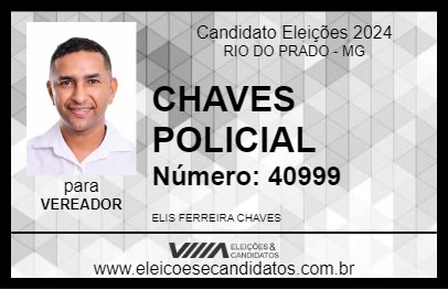 Candidato CHAVES POLICIAL 2024 - RIO DO PRADO - Eleições