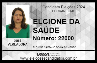 Candidato ELCIONE DA SAÚDE 2024 - POCRANE - Eleições