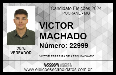 Candidato VICTOR MACHADO 2024 - POCRANE - Eleições