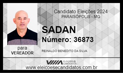 Candidato SADAN 2024 - PARAISÓPOLIS - Eleições