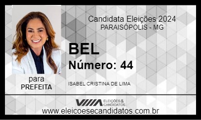 Candidato BEL 2024 - PARAISÓPOLIS - Eleições