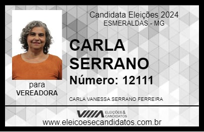 Candidato CARLA SERRANO 2024 - ESMERALDAS - Eleições