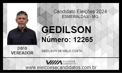 Candidato GEDILSON 2024 - ESMERALDAS - Eleições