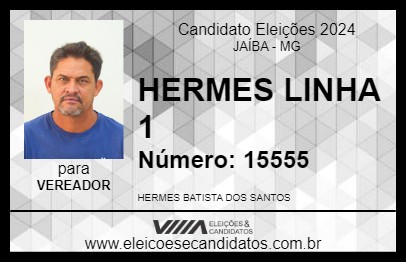 Candidato HERMES LINHA 1 2024 - JAÍBA - Eleições