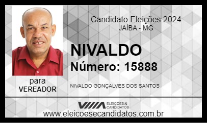 Candidato NIVALDO 2024 - JAÍBA - Eleições