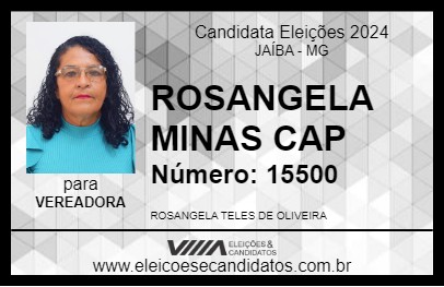 Candidato ROSANGELA DAS TRUFAS 2024 - JAÍBA - Eleições