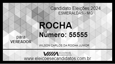 Candidato ROCHA POLICIAL 2024 - ESMERALDAS - Eleições