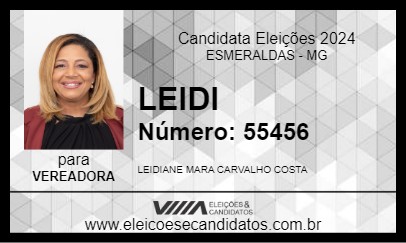 Candidato LEIDY 2024 - ESMERALDAS - Eleições