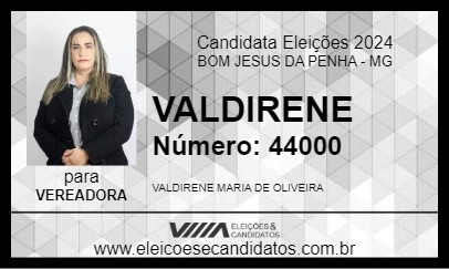 Candidato VALDIRENE 2024 - BOM JESUS DA PENHA - Eleições