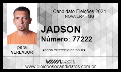 Candidato JADSON 2024 - NOVA ERA - Eleições