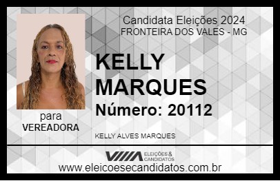 Candidato KELLY MARQUES 2024 - FRONTEIRA DOS VALES - Eleições