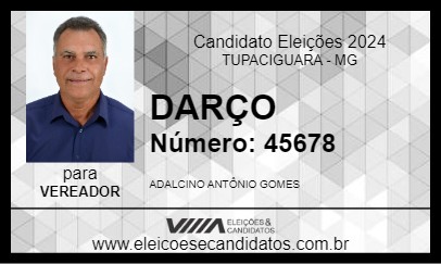 Candidato DARÇO 2024 - TUPACIGUARA - Eleições