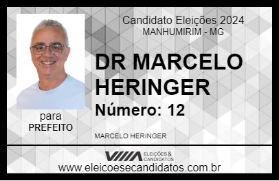 Candidato DR MARCELO HERINGER 2024 - MANHUMIRIM - Eleições