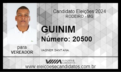 Candidato GUINIM 2024 - RODEIRO - Eleições