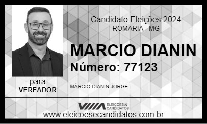 Candidato MARCIO DIANIN 2024 - ROMARIA - Eleições