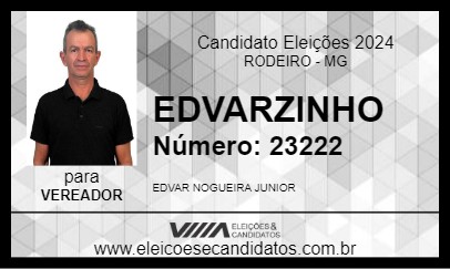 Candidato EDVARZINHO 2024 - RODEIRO - Eleições