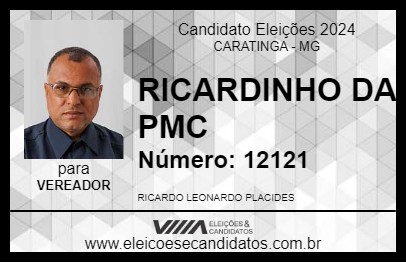 Candidato RICARDINHO 2024 - CARATINGA - Eleições