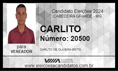 Candidato CARLITO 2024 - CABECEIRA GRANDE - Eleições