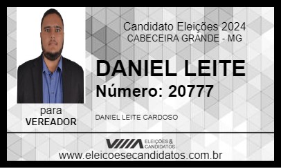 Candidato DANIEL LEITE 2024 - CABECEIRA GRANDE - Eleições