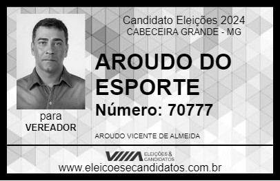 Candidato AROUDO DO ESPORTE 2024 - CABECEIRA GRANDE - Eleições