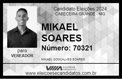 Candidato MIKAEL SOARES 2024 - CABECEIRA GRANDE - Eleições