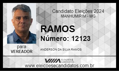 Candidato RAMOS 2024 - MANHUMIRIM - Eleições