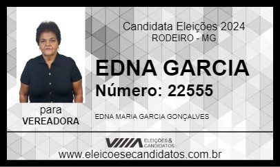 Candidato EDNA GARCIA 2024 - RODEIRO - Eleições