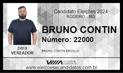 Candidato BRUNO CONTIN 2024 - RODEIRO - Eleições