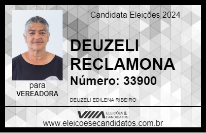 Candidato DEUZELI RECLAMONA 2024 - ITAJUBÁ - Eleições