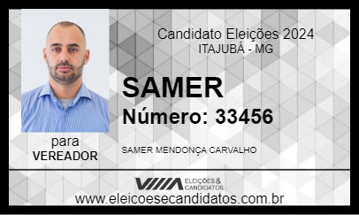 Candidato SAMER 2024 - ITAJUBÁ - Eleições