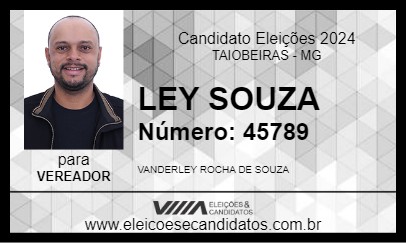 Candidato LEY SOUZA 2024 - TAIOBEIRAS - Eleições