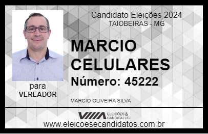 Candidato MARCIO CELULARES 2024 - TAIOBEIRAS - Eleições