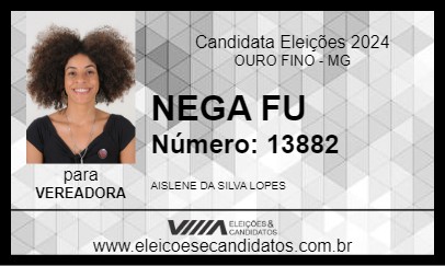 Candidato NEGA FU 2024 - OURO FINO - Eleições