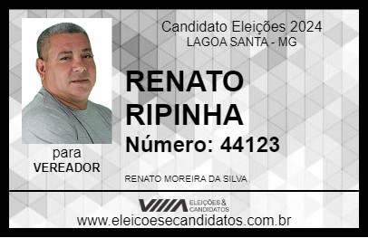 Candidato RENATO RIPINHA 2024 - LAGOA SANTA - Eleições