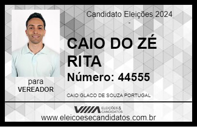 Candidato CAIO DO ZÉ RITA 2024 - BOA ESPERANÇA - Eleições