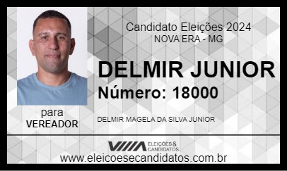 Candidato DELMIR JUNIOR 2024 - NOVA ERA - Eleições